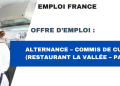 Alternance – Commis de cuisine (Restaurant La Vallée – Paris)