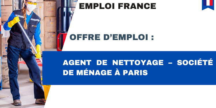 Agent de nettoyage – Société de ménage à Paris