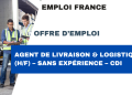 Offre d’emploi pour jeunes : Agent de Livraison & Logistique (H/F) – Sans expérience – CDI