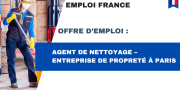 Agent de nettoyage – Entreprise de propreté à Paris (Sans papiers accepté)