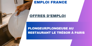 Plongeur/Plongeuse au Restaurant Le Trésor à Paris