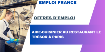 Aide-Cuisinier au Restaurant Le Trésor à Paris