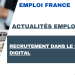 Recrutement dans le secteur digital