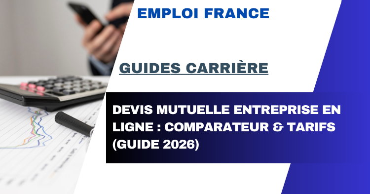 Devis mutuelle entreprise en ligne : comparateur & tarifs (Guide 2026)