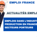 Emplois dans l’industrie et production en France 2026 : secteurs porteurs