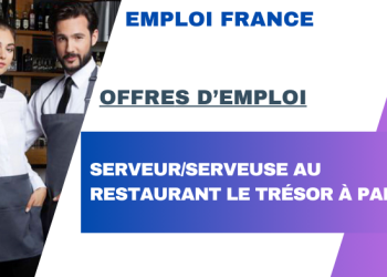 Serveur/Serveuse au Restaurant Le Trésor à Paris