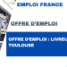 Offre d’emploi : Livreur – Toulouse