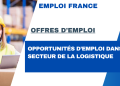Opportunités d’emploi dans le secteur de la logistique