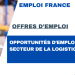 Opportunités d’emploi dans le secteur de la logistique