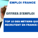Top 10 des métiers qui recrutent en France en 2026