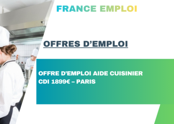 OFFRE D’EMPLOI AIDE CUISINIER CDI 1899€ – PARIS - Rosa Italianno recrute 3 Aides Cuisiniers en CDI – Restaurant Italien à Paris