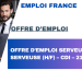 Offre d’Emploi Serveur / Serveuse (H/F) – CDI – 2100€ / Mois