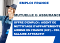 Offre d’emploi : Agent de nettoyage d’appartements Airbnb en France (H/F) – CDI / CDD – Salaire attractif